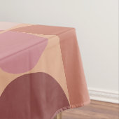 Midden eeuw modern patroon Peach Fuzz Tafelkleed (Voorbeeld)