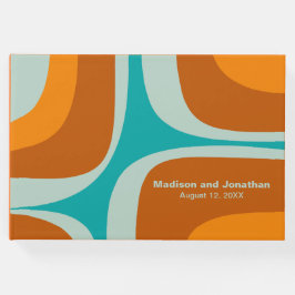 Midden Eeuw Modern Retro Groove Modernist Gastenboek