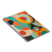 Midden Eeuw Modern Schilderij, Diverse Kleuren Notitieboek (Rechterzijde)