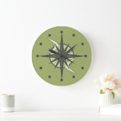 Midden eeuw modern Sputnik stervenspat chartreuse Grote Klok (Huis)