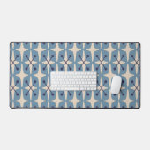 Midden Eeuw Modern Sterrenstelsel Patroon Bureaumat (Keyboard & Muis)