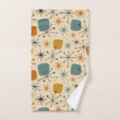 Midden eeuw modern steruitbarsting patroon bad handdoek (Handdoek)