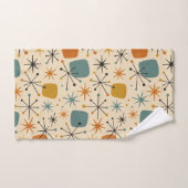 Midden eeuw modern steruitbarsting patroon bad handdoek (Handdoek)