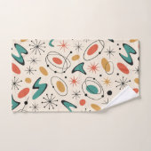 Midden eeuw modern steruitbarsting patroon bad handdoek (Handdoek)
