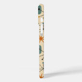 Midden eeuw modern steruitbarsting patroon Case-Mate iPhone case (Achterkant / Links)