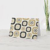 Midden eeuw modern steruitbarsting patroon kaart (Voorkant)