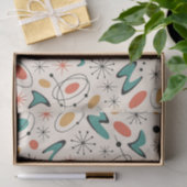 Midden eeuw modern steruitbarsting patroon tissuepapier (Geschenk)