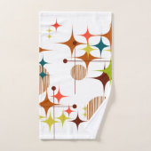 Midden eeuw modern steruitbarstingen en bollen bad handdoek (Handdoek)