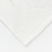 Midden eeuw modern steruitbarstingen en bollen fleece deken (Hoek)