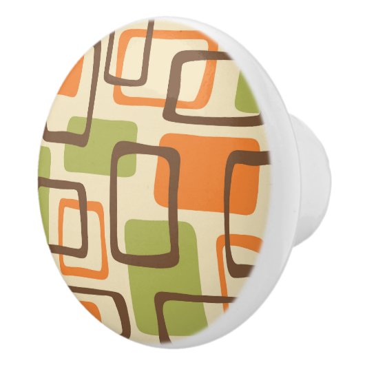 Midden eeuw modern stijl keramische knop (Rechts)