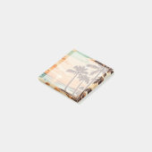 midden eeuw modern strand Hawaii zonsondergang pal Post-it® Notes (Schuin)