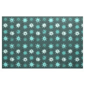 Midden eeuw modern zonneschijn teal stof (Fat Quarter)