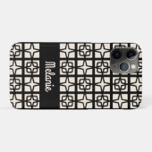 Midden eeuw moderne atomische jaren 1950 Retro gep Case-Mate iPhone Case (Achterkant (horizontaal))