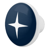 Midden eeuw Moderne Atoomster Retro Minimal Keramische Knop (Rechts)