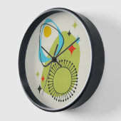 Midden eeuw moderne atoomtijd 14 groen, blauw (Hoek)