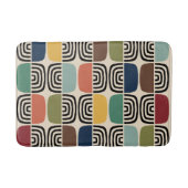 Midden eeuw moderne atoomtijd badmat (Voorkant)