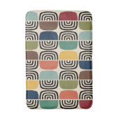 Midden eeuw moderne atoomtijd badmat (Voorkant Verticaal)