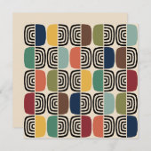 Midden eeuw moderne atoomtijd kaart (Voorkant / Achterkant)