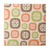 Midden eeuw moderne atoomtijd tegeltje (Voorkant)