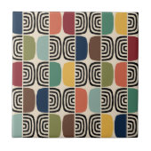 Midden eeuw moderne atoomtijd tegeltje (Voorkant)