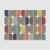 Midden eeuw moderne atoomtijd tissuepapier (Voorkant)