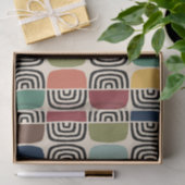 Midden eeuw moderne atoomtijd tissuepapier (Geschenk)