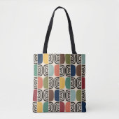 Midden eeuw moderne atoomtijd tote bag (Voorkant)