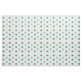 Midden eeuw moderne bloemen turquoise stof (Yard (91,4 cm))