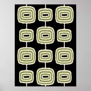 Midden eeuw moderne decoratie