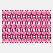 Midden-eeuw Moderne Diamanten, Goud, Grijs, Bourgo Inpakpapier Vel (Voorkant 3)