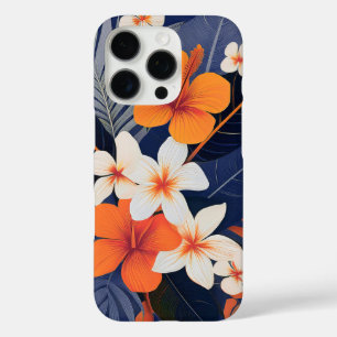 Midden-eeuw moderne Hawaiiaanse Hibiscus en Plumer iPhone 16 Pro Hoesje