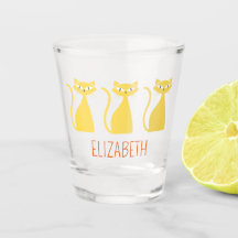 Midden eeuw Moderne katten gepersonaliseerd