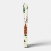 Midden-eeuw moderne kerstboom patroon Case-Mate iPhone case (Achterkant / Links)