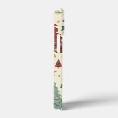 Midden-eeuw moderne kerstboom patroon Case-Mate iPhone case (Achterkant / Rechts)