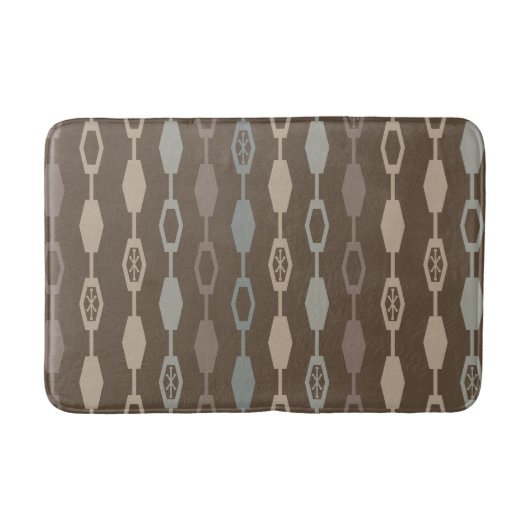 Midden eeuw moderne ketens aarde tonen badmat (Voorkant)
