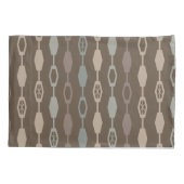 Midden eeuw moderne ketens aarde tonen kussensloop (Achterkant)