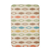 Midden eeuw moderne ketens veelkleurig badmat (Voorkant Verticaal)