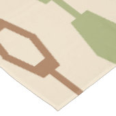 Midden eeuw moderne ketens veelkleurig tafelkleed (Gekanteld)