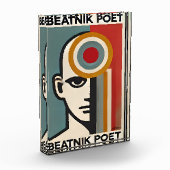 Midden eeuw moderne kunst Beatnik-dichter Fotoblokken (Links)