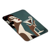 Midden eeuw moderne kunst de Martini DIva Magneet (Rechterzijde)