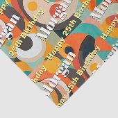 Midden eeuw moderne kunst, naam, elke verjaardag tissuepapier (Detail)