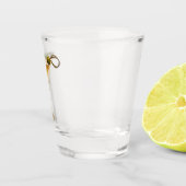 Midden eeuw Moderne Martini One Olive Shot Glas (Rechts)