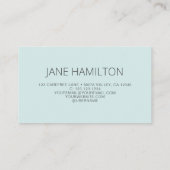 Midden-eeuw moderne munt groen visitekaartje (Achterkant)