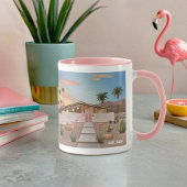 Midden eeuw moderne Palm Springs Flamingo huis | Mok