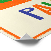 Midden eeuw moderne Palm Springs retro reizen Poster (Hoek)