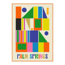 Midden eeuw moderne Palm Springs retro reizen