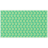 Midden eeuw moderne retro groen geometrisch tafelkleed (Voorkant (Horizontaal))