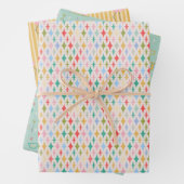 Midden eeuw Moderne Retro Palm Springs Inpakpapier Vel (In situ)