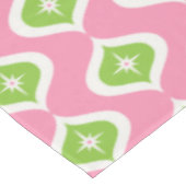 Midden eeuw moderne retro roze geometrisch tafelkleed (Gekanteld)