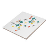 Midden eeuw Moderne Ruimtetijdperk Diamanten Starb Tegeltje (Zijkant)